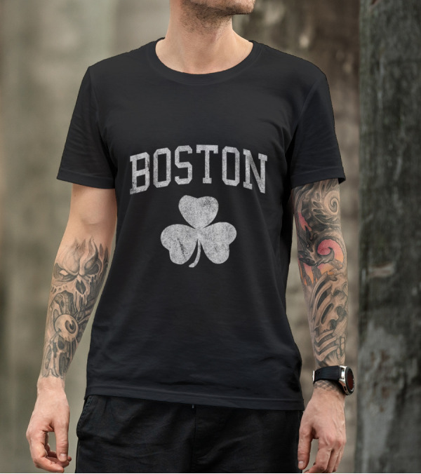 Boston Shamrock Irish St. Patrick's Day T-Shirt