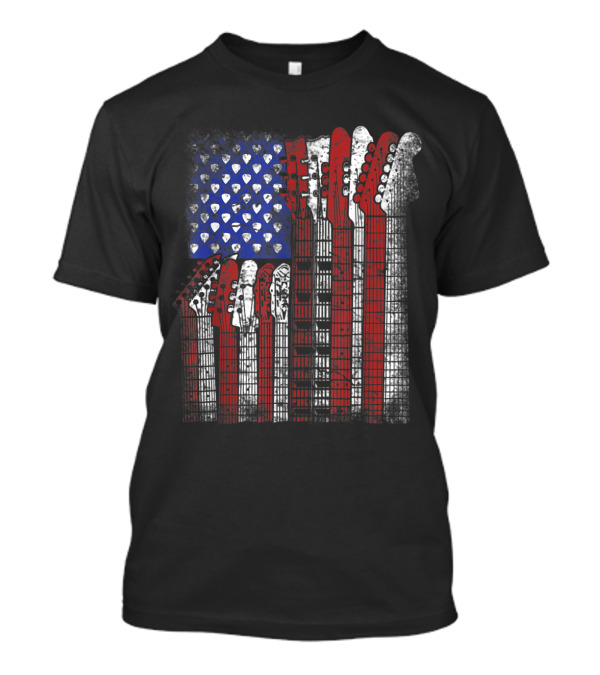 Jackson Taylor ESP Hero Guitars With American Flag T-Shirt