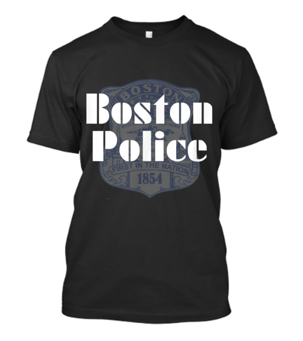 Boston Police 1854 First In The Nation Vintage BPD T-Shirt