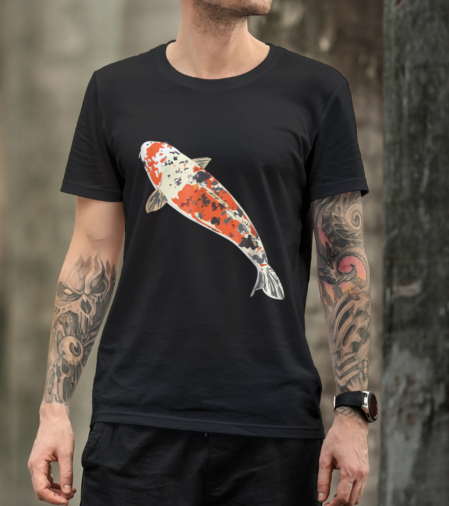Japanese Koi Fish Carp Coy Asian Colorful T-Shirt
