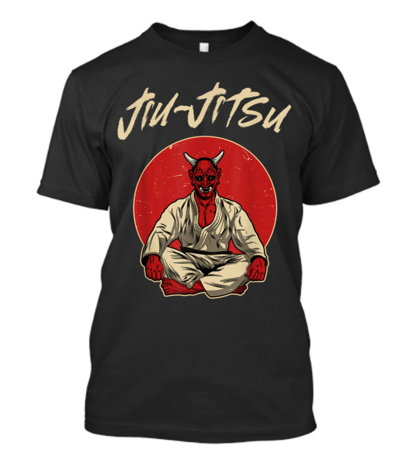 Jiu-Jitsu Red Oni Demon Martial Arts T-Shirt
