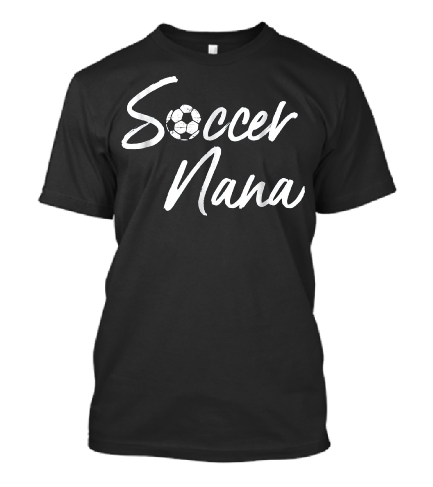 Soccer Nana Funny Soccer Grandma With Soccer Ball T-Shirt