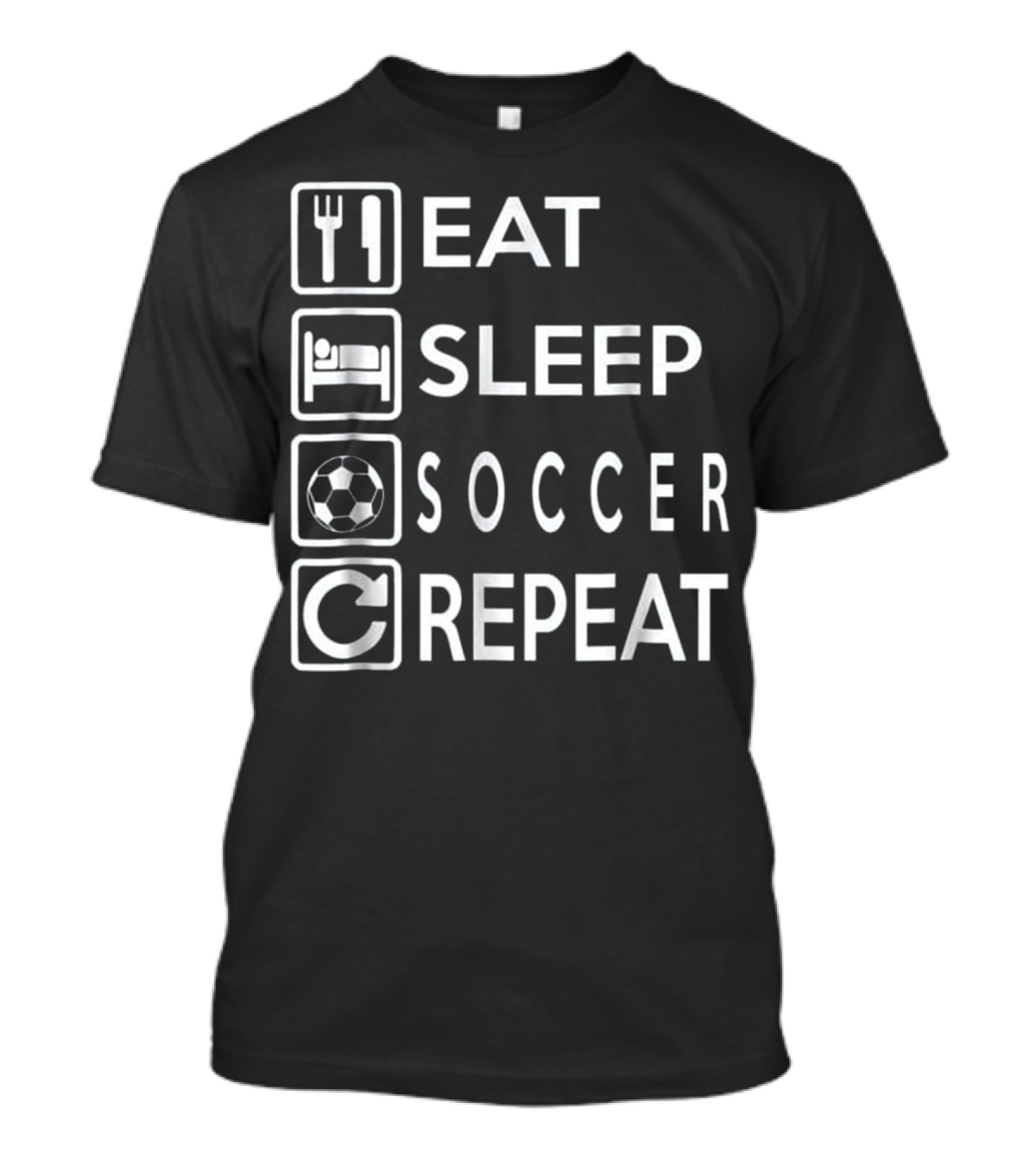 Eat Sleep Soccer Repeat T-Shirt