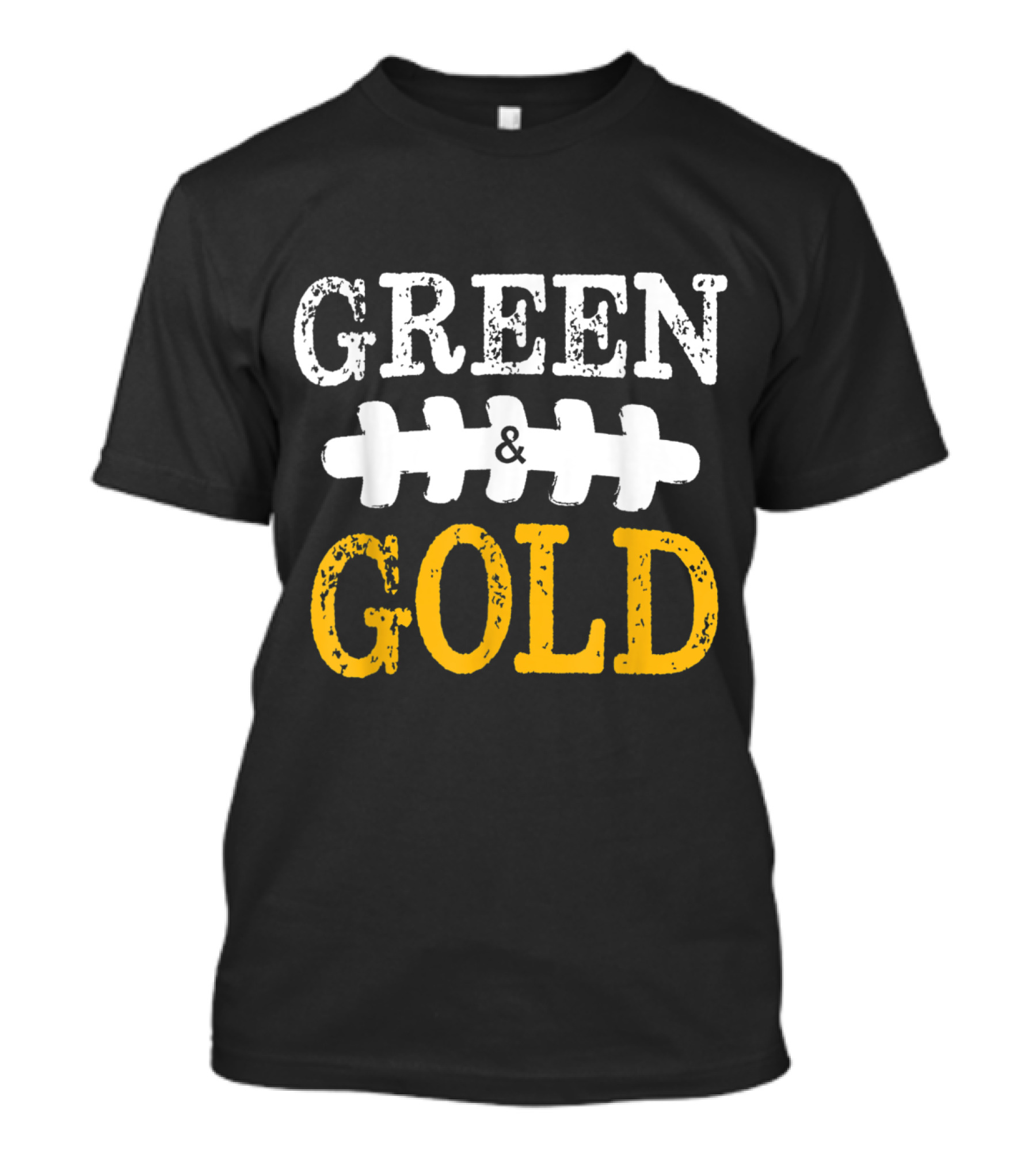 Green And Gold Green Bay Football Fan T-Shirt