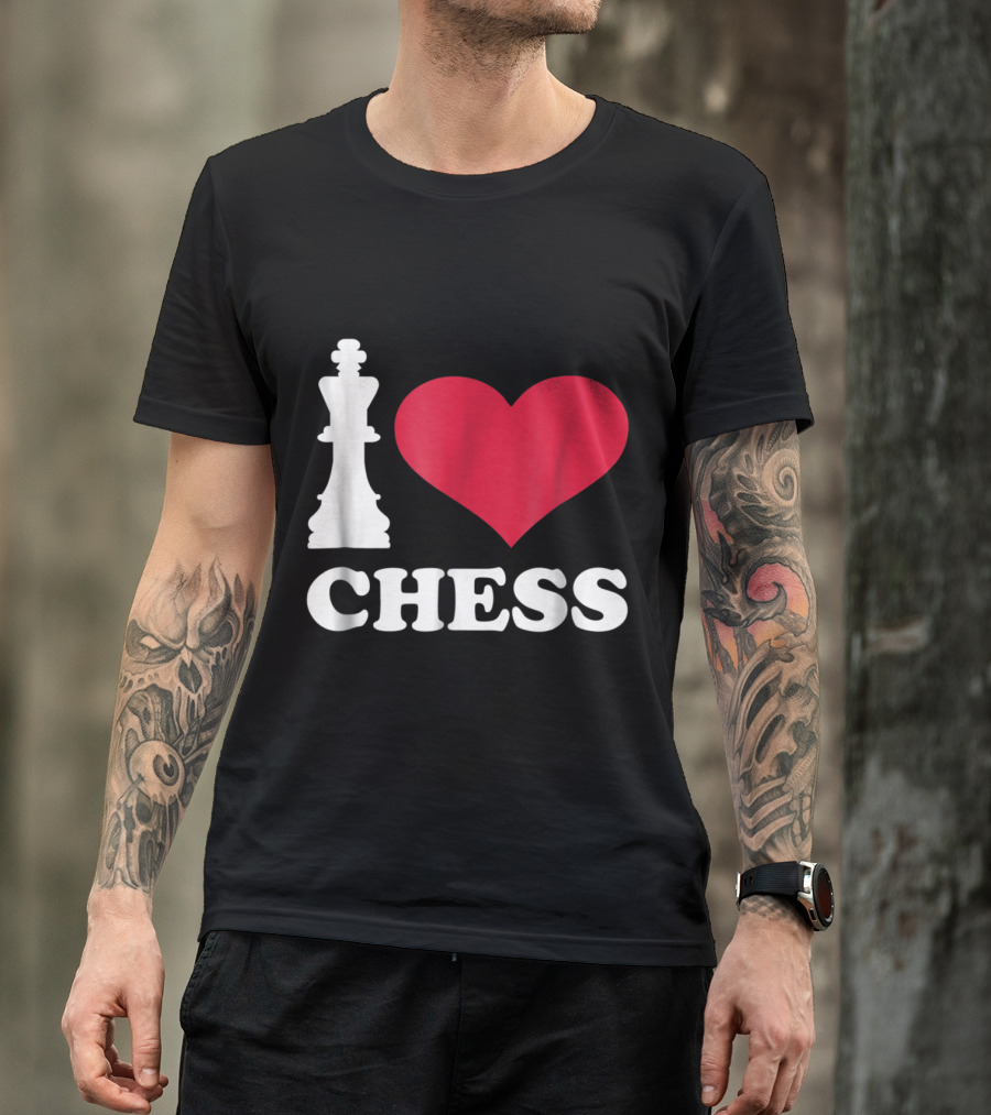 I Love Chess King IXe3i T-Shirt
