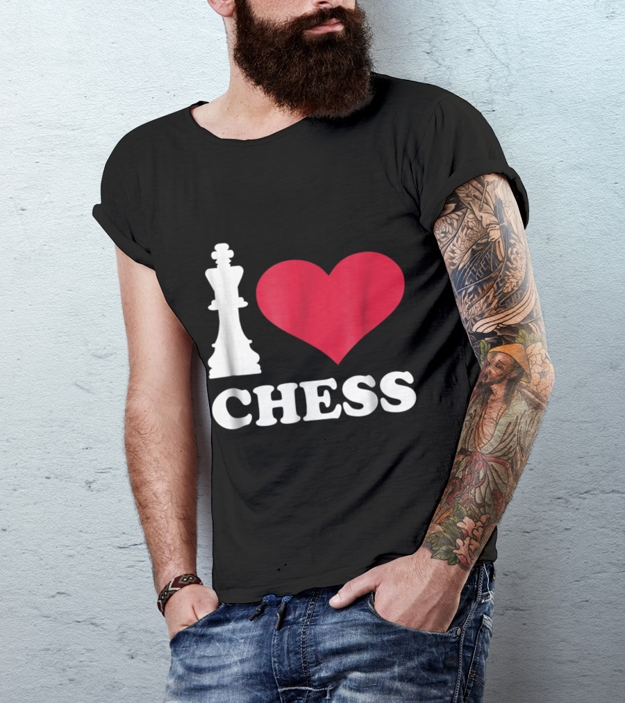 I Love Chess King IXe3i T-Shirt