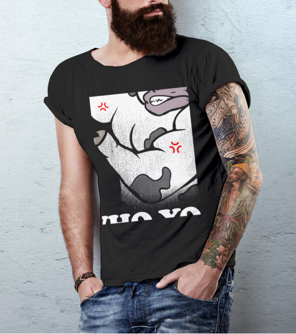 I Love Cows Spotted Angry Muscles No Yo T-Shirt