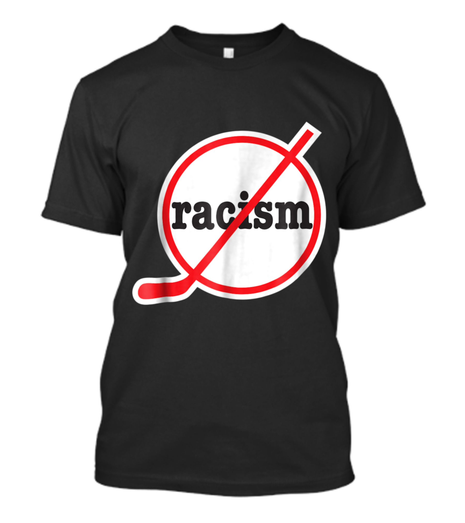Anti Racism Hockey Symbol For Players T-Shirt