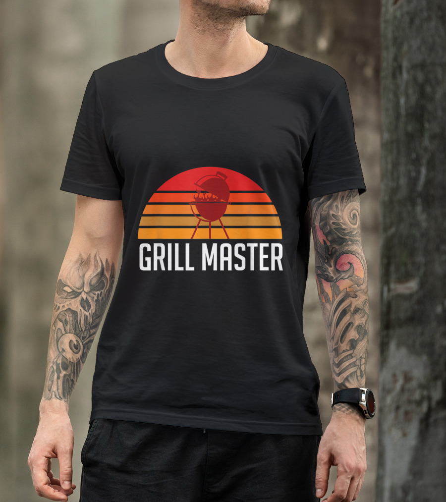 Grill Master BBQ Sunset Pit T-Shirt