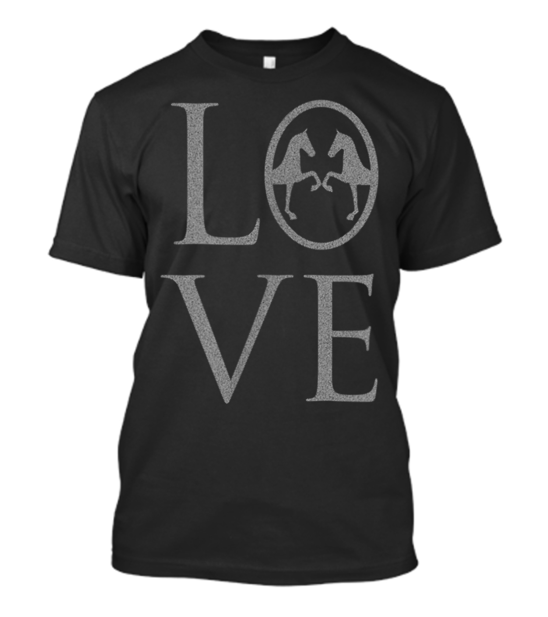 Love Horse Riding Equestrian Theme With Horse T-Shirt