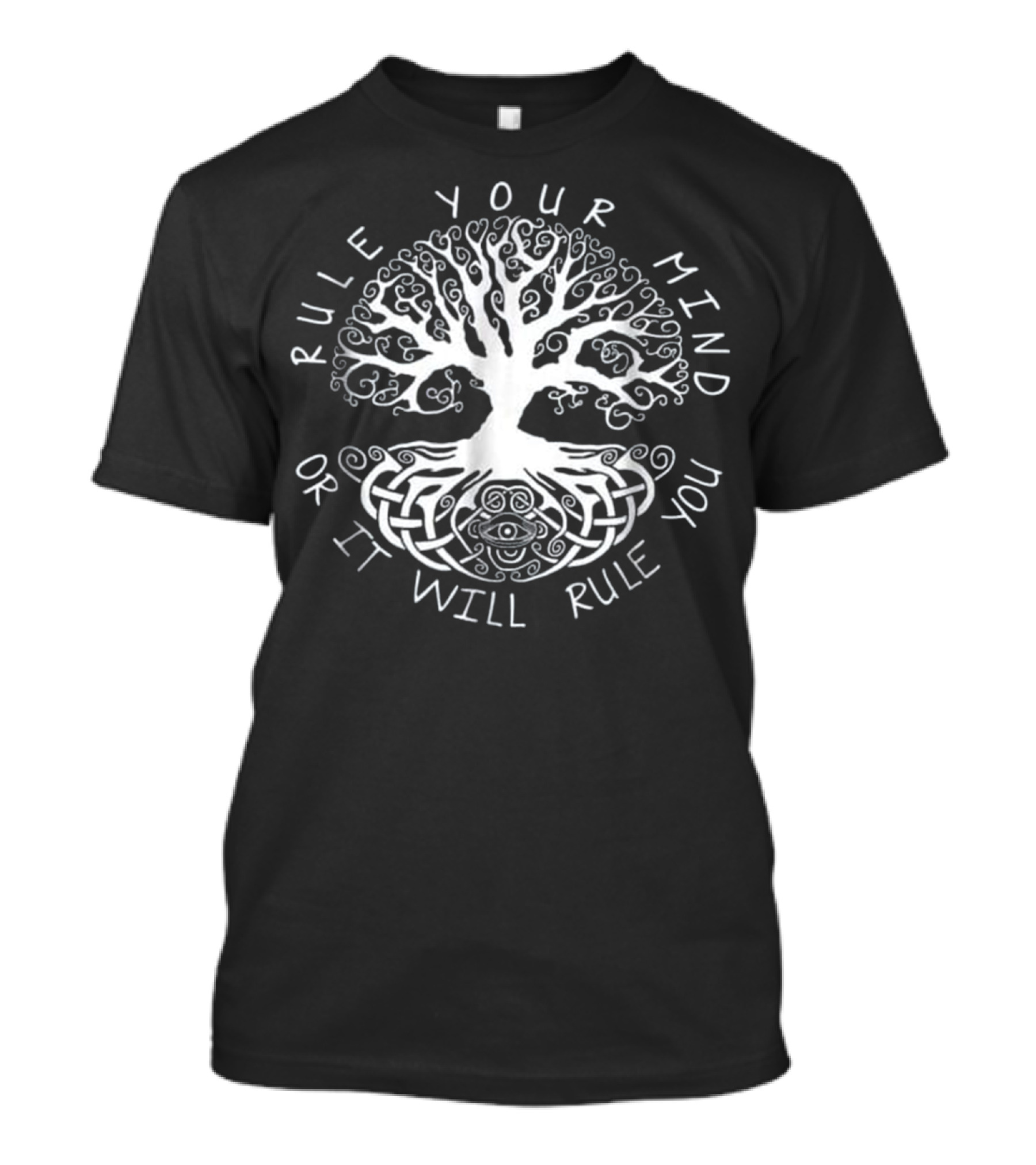 Rule Your Mind Tree Of Life Third Eye Yoga T-Shirt