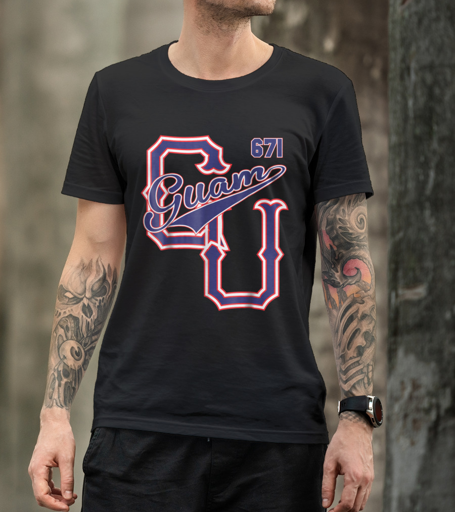 Guam 671 Chamorro Baseball Style Guama T-Shirt