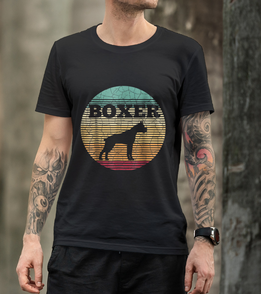 Boxer Vintage Silhouette Sunrise T-Shirt
