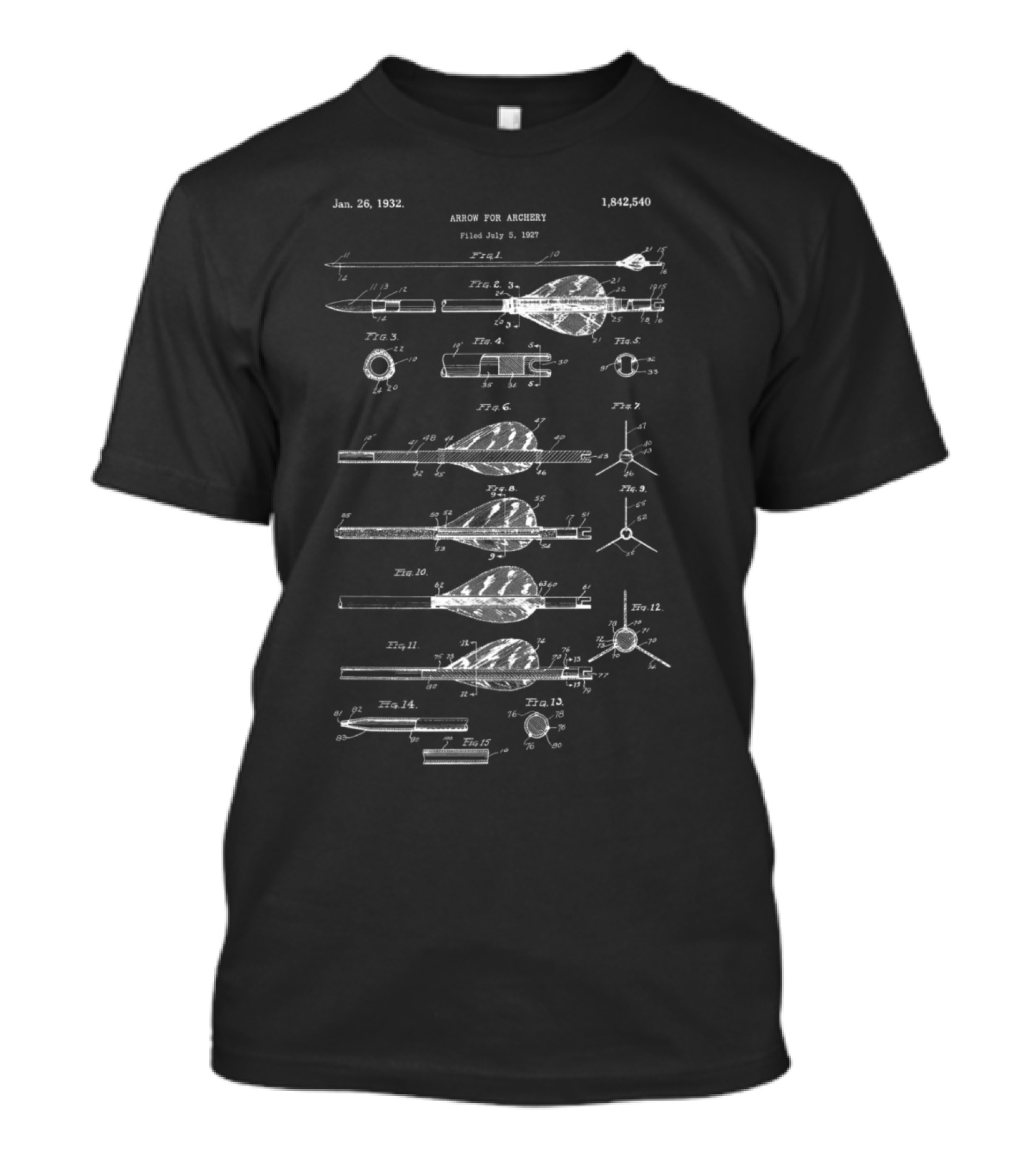 Arrow For Archery Patent Jan 26 1932 T-Shirt