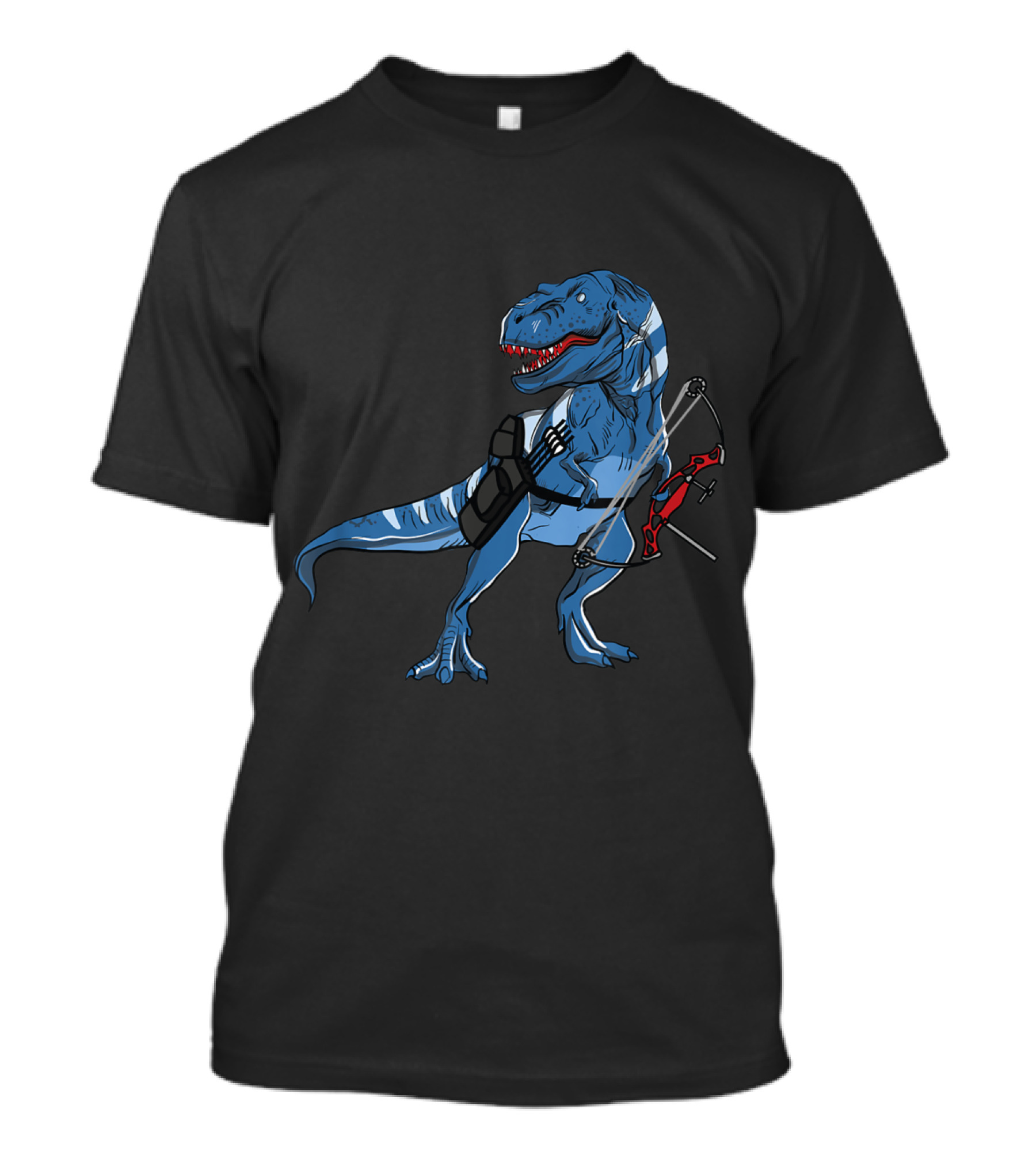 Archery Dinosaur Funny Trex Bow And Arrow T-Shirt