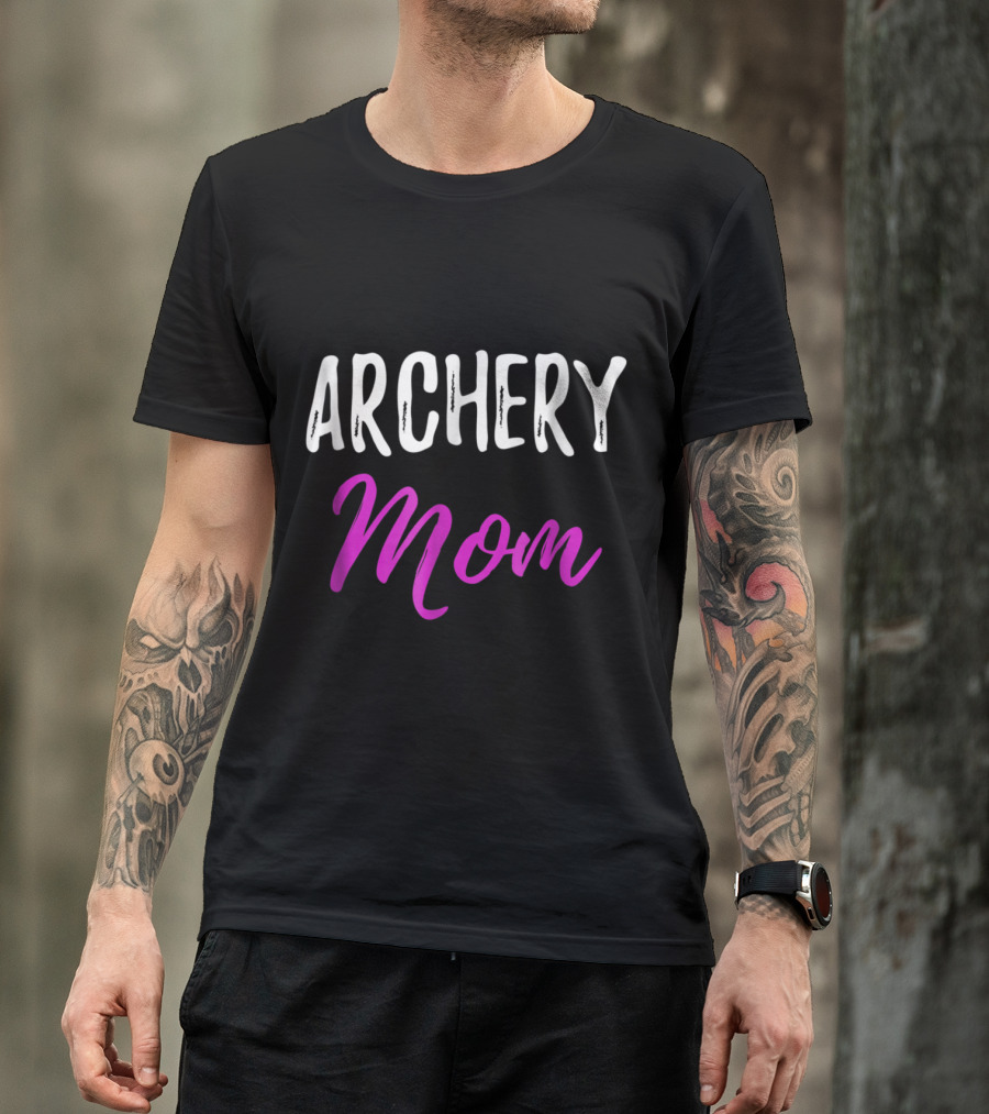 Archery Mom Motherhood Pride In Archery Sports T-Shirt