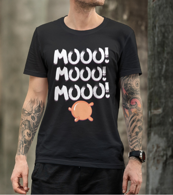 Mooo Mooo Mooo Funny Cow Udder T-Shirt