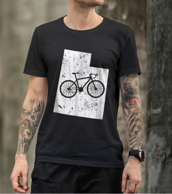 Vintage Utah State Cycling Bicycle T-Shirt