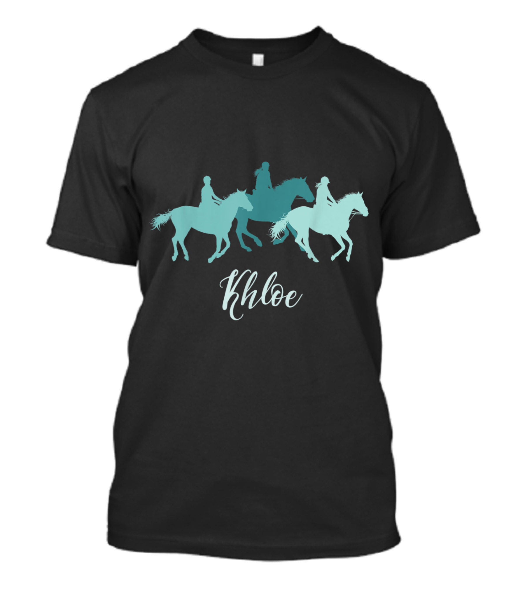 Khloe Horse Girl Personalized Nam Riding T-Shirt