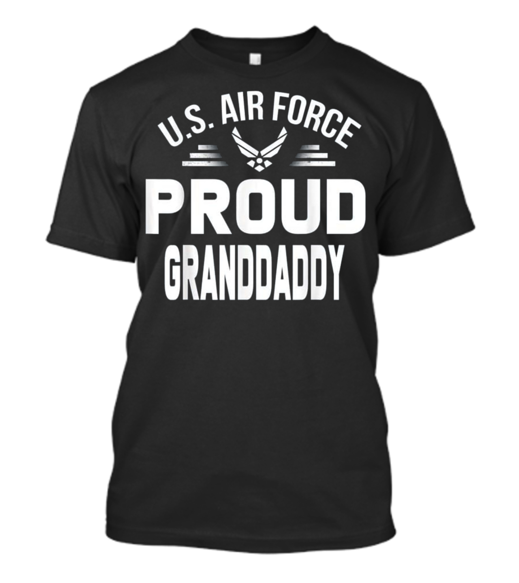 U.S. Air Force Proud Granddaddy Emblem And Text T-Shirt