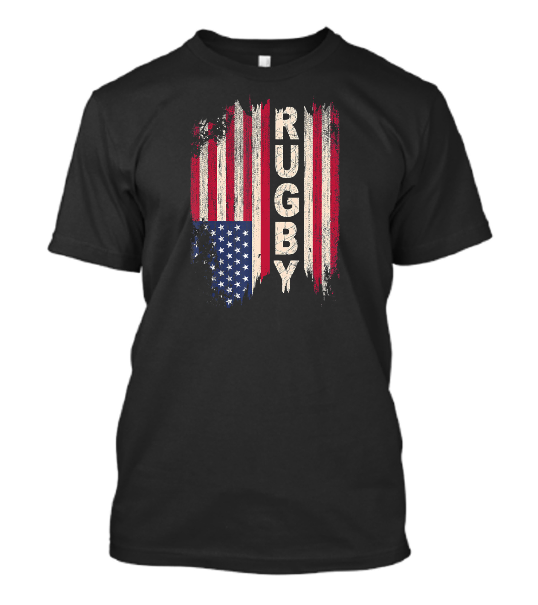 Rugby American Flag USA T-Shirt