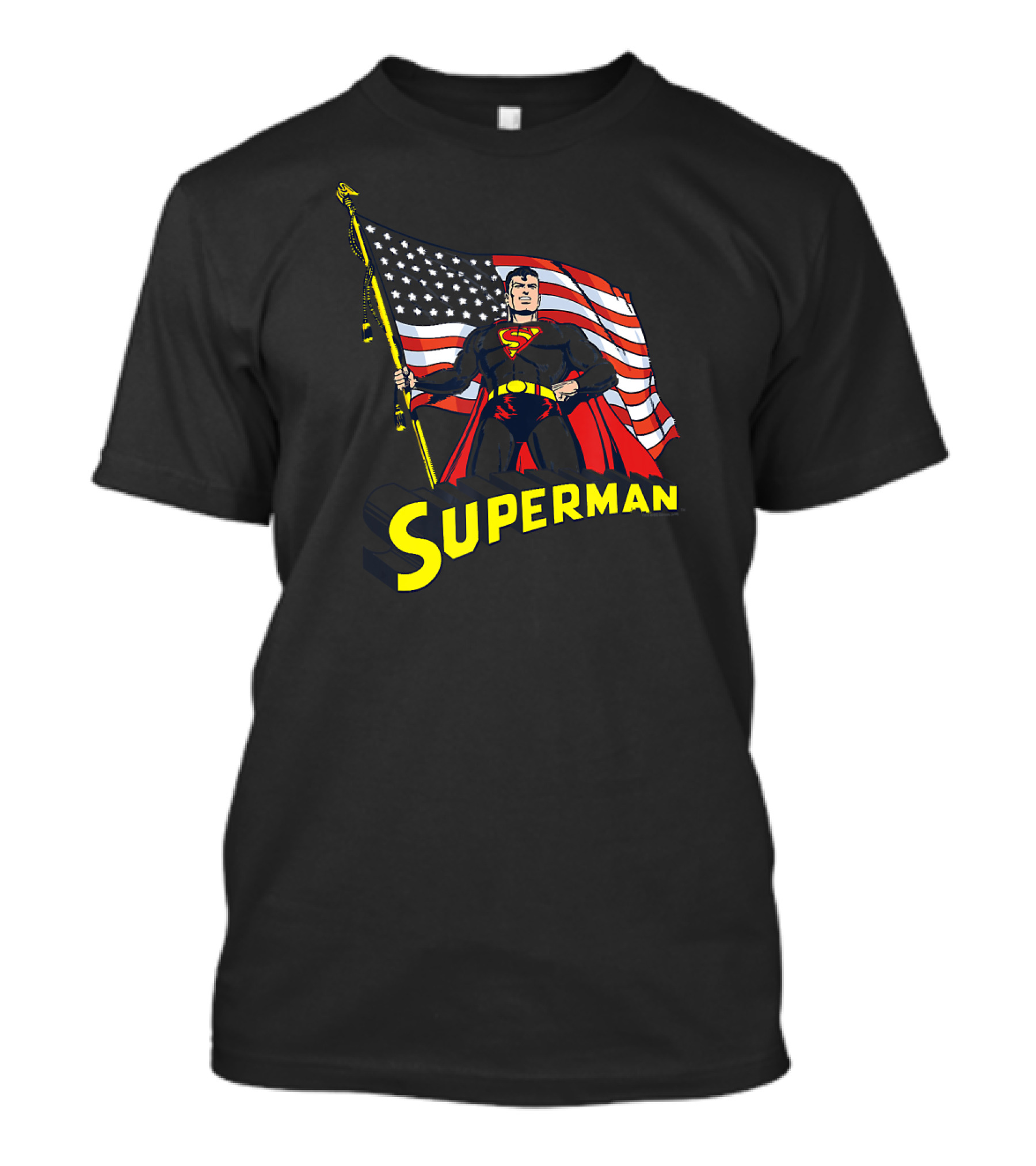 SUPERMAN American Flag Hero T-Shirt