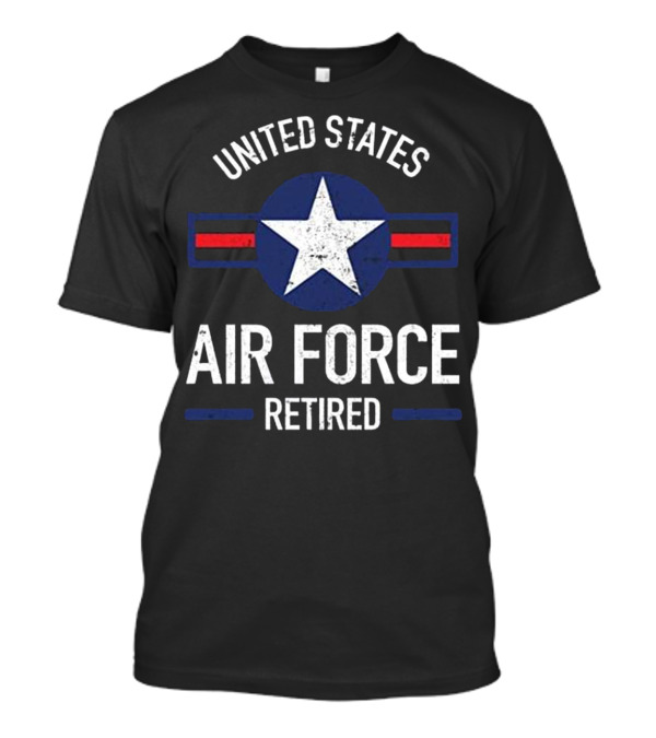 United States Air Force Retired Military Emblem T-Shirt