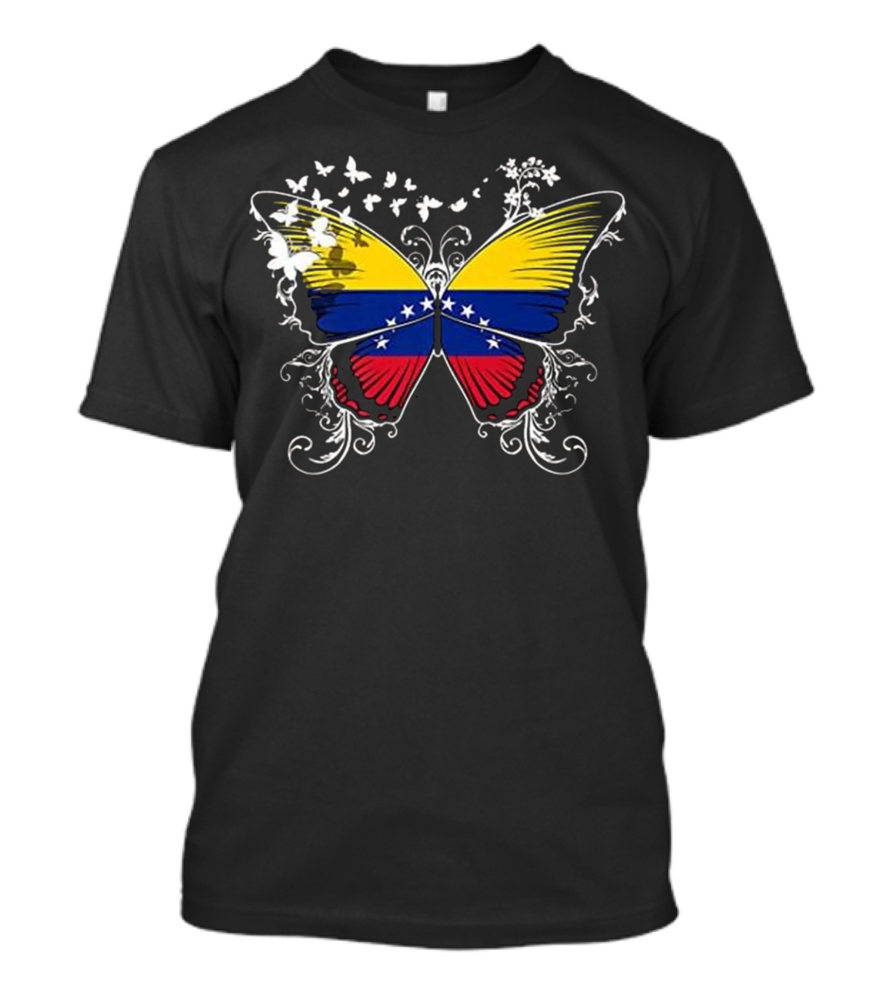 Venezuela Flag Butterfly T-Shirt