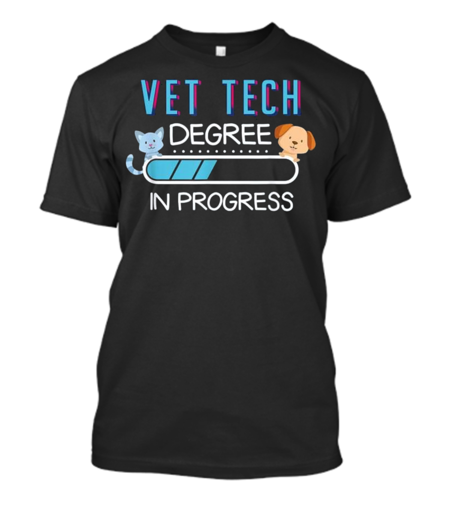 Vet Tech Degree In Progress Cat Dog T-Shirt