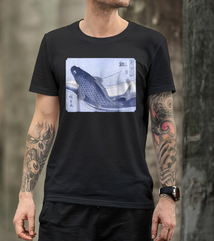 Vintage Japanese Koi Fish Ukiyo-e Japan T-Shirt