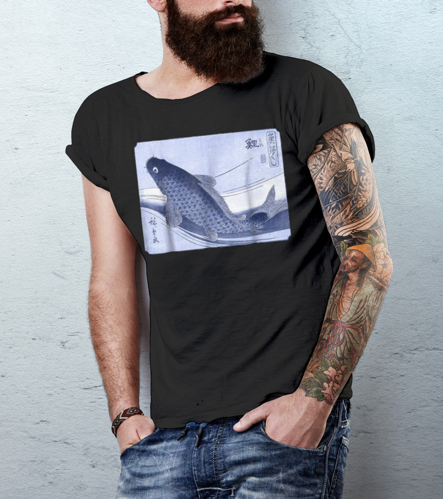Vintage Japanese Koi Fish Ukiyo-e Japan T-Shirt
