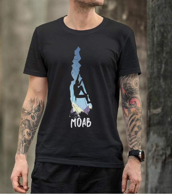 Vintage Moab Desert Mountain Climbing T-Shirt