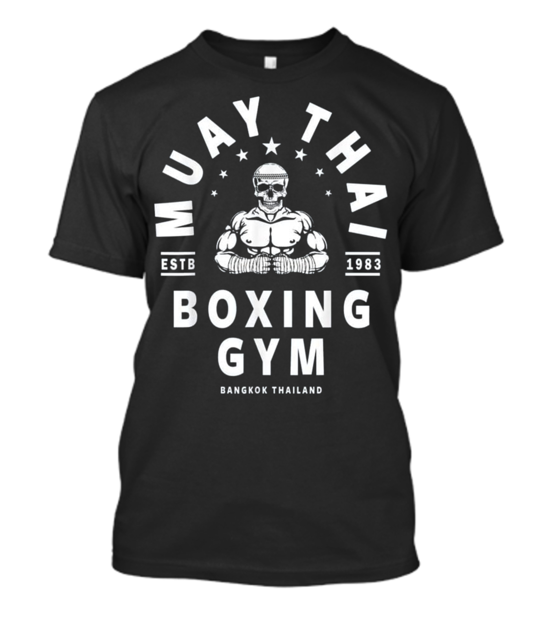 Muay Thai Boxing Gym ESTB 1983 Bangkok Thailand T-Shirt