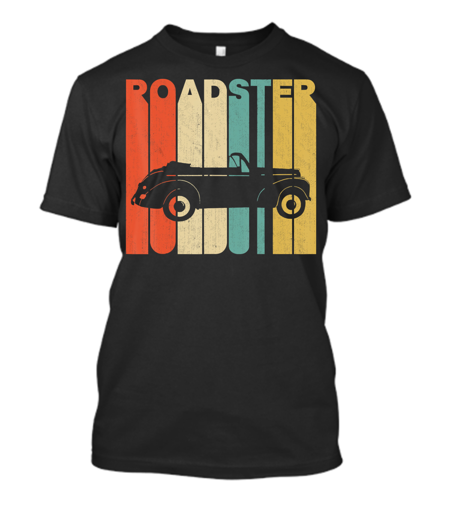 Vintage Retro Roadster Silhouette Classic Car Lines T-Shirt