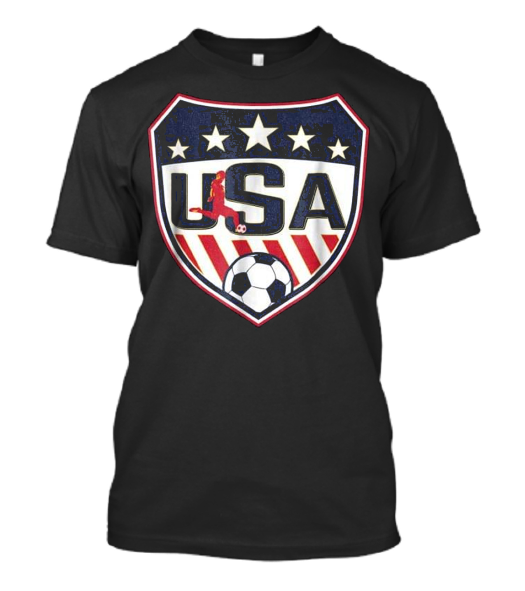 USA Shield Vintage Soccer T-Shirt
