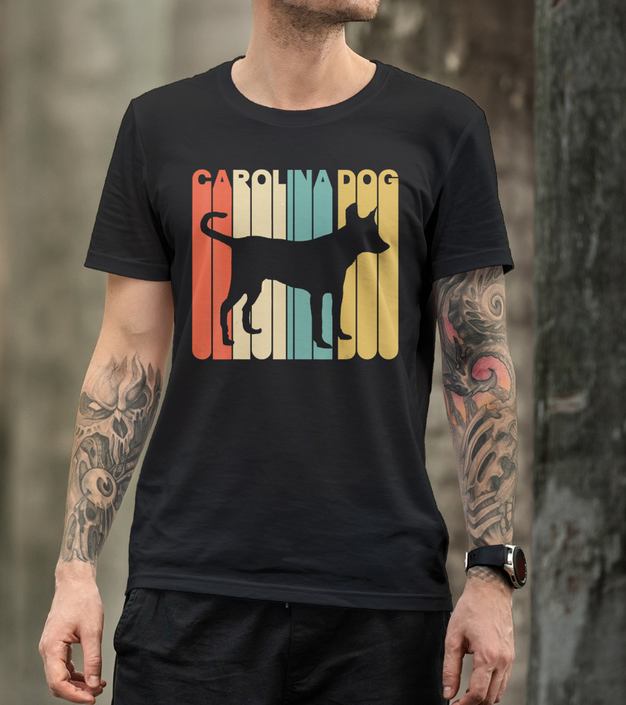 Carolina Dog Retro Stripes T-Shirt