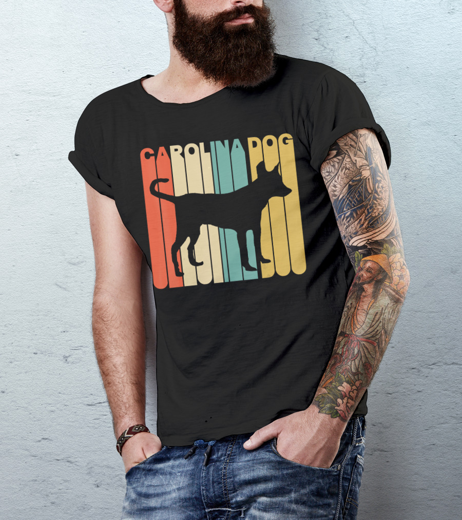 Carolina Dog Retro Stripes T-Shirt