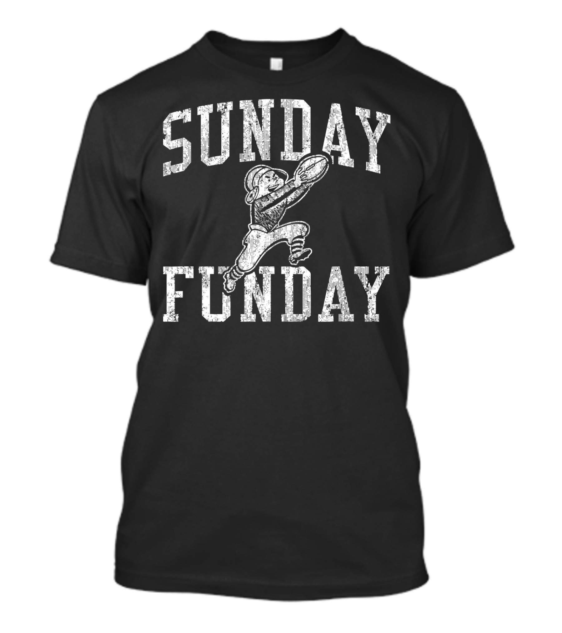 Vintage Sunday Funday T Oakland Football Player Retro T-Shirt