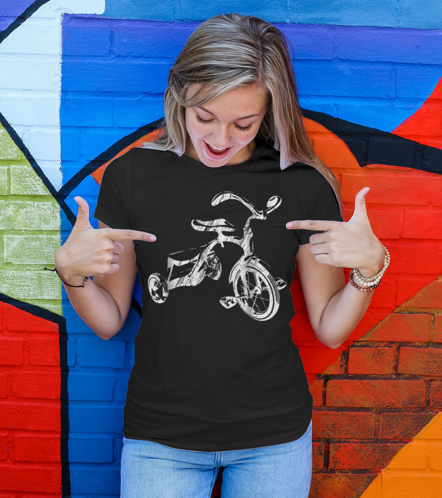 Vintage Tricycle Cycling Retro Classic T-Shirt