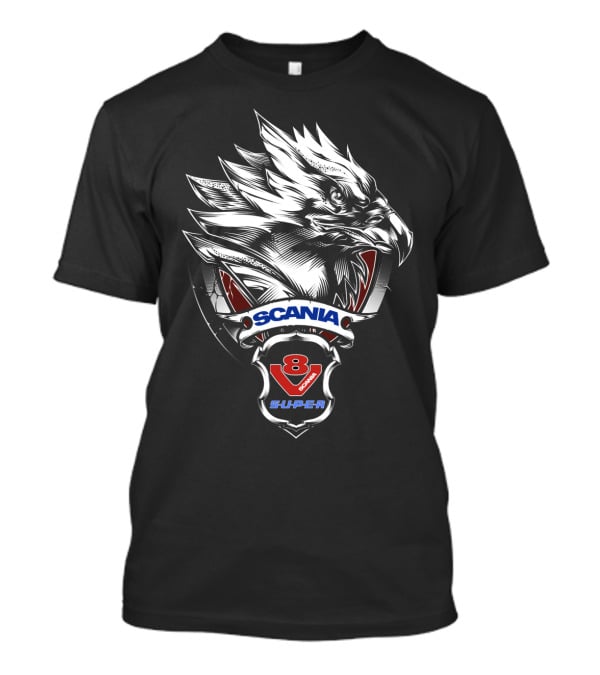SCANIA V8 SUPER Eagle Emblem T-Shirt