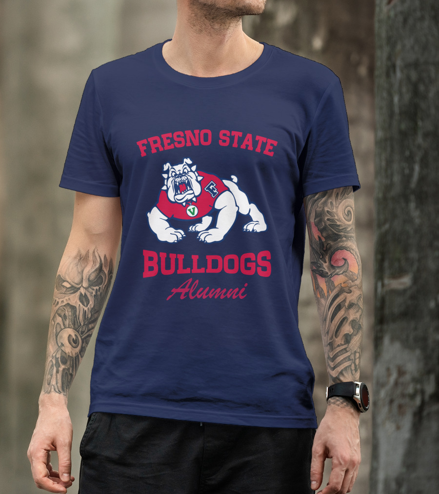 Fresno State Bulldogs Alumni Bulldog Mascot T-Shirt