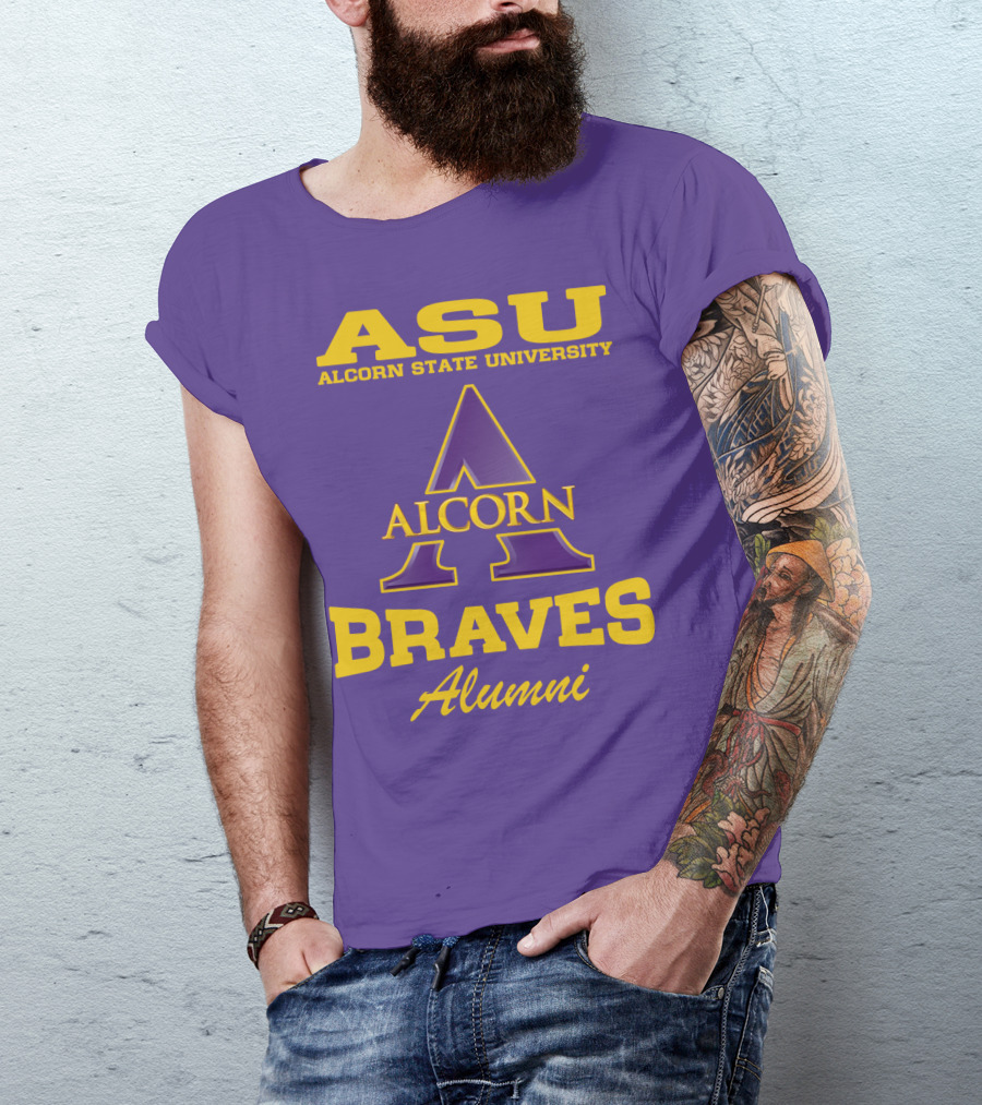 ASU Alcorn State University Braves Alumni T-Shirt