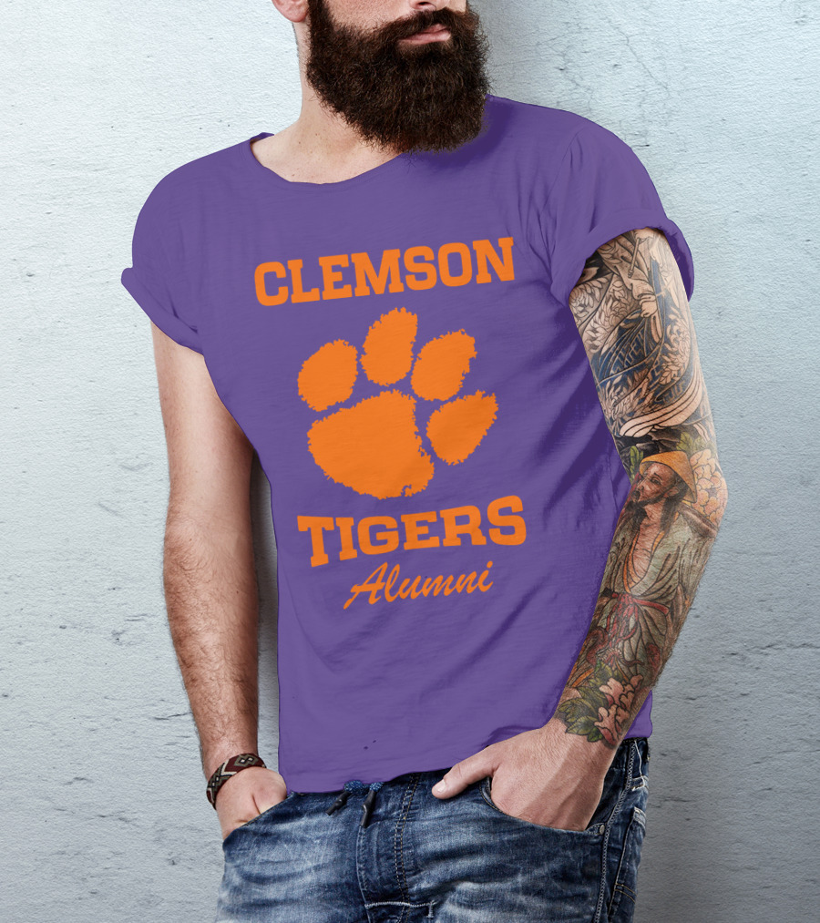 Clemson Tigers Alumni Paw Prints T-Shirt