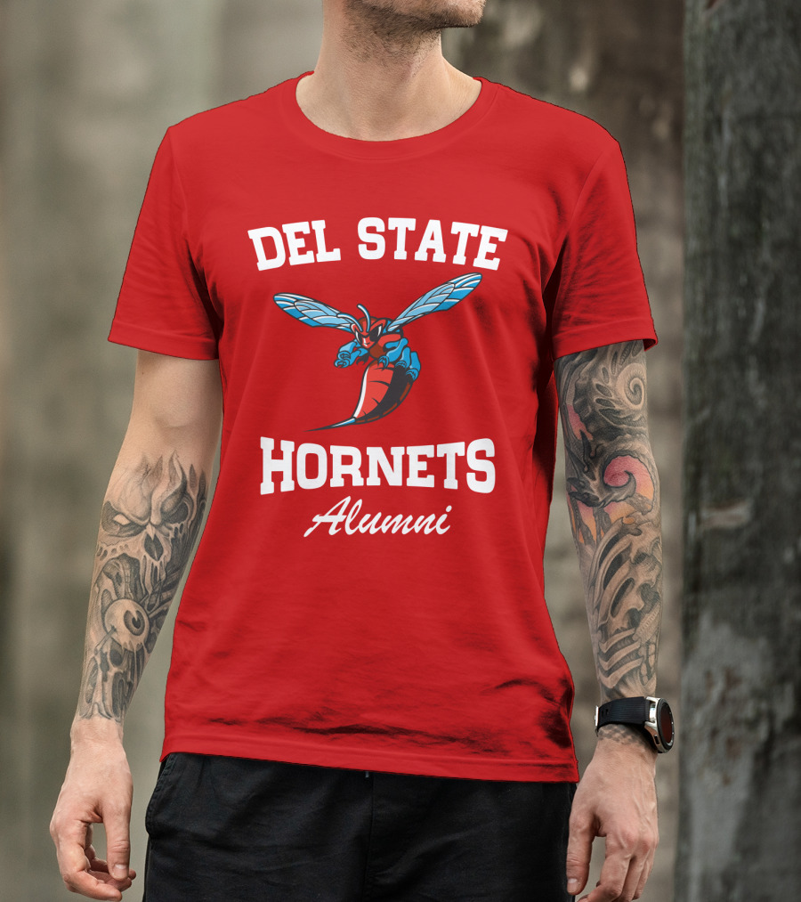 Del State Hornets Alumni T-Shirt