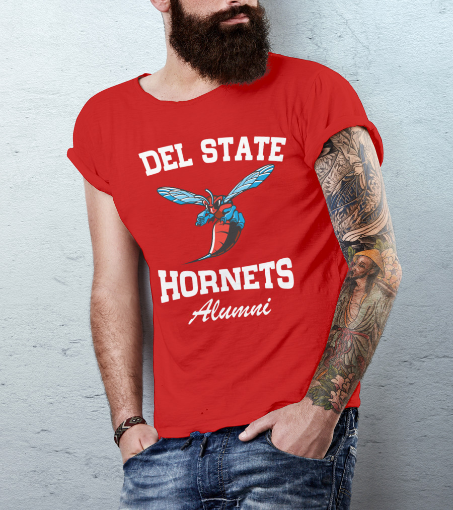 Del State Hornets Alumni T-Shirt