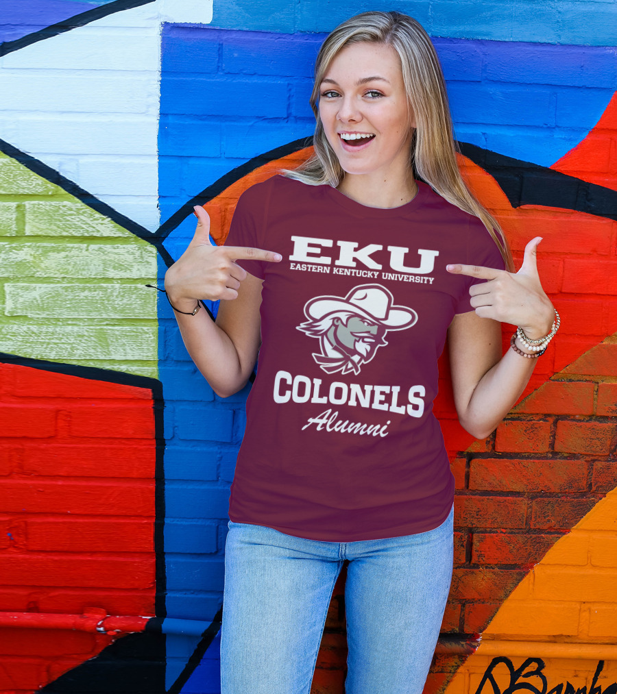 EKU Eastern Kentucky University Colonels Alumni T-Shirt