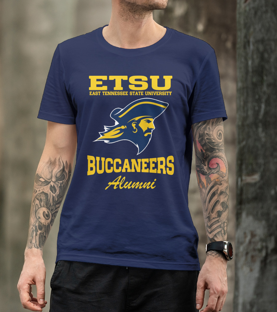 ETSU East Tennessee State University Buccaneers Alumni T-Shirt
