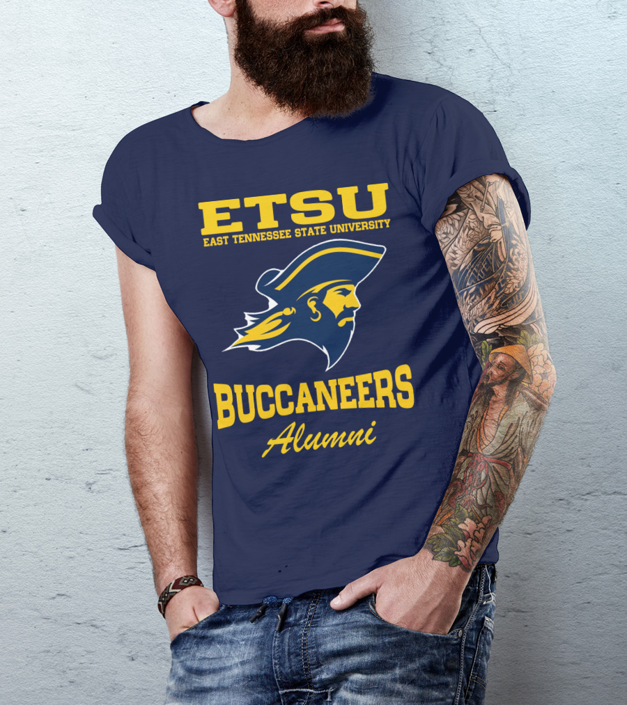 ETSU East Tennessee State University Buccaneers Alumni T-Shirt