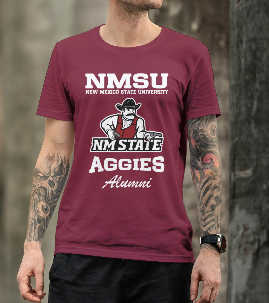 NMSU New Mexico State University NM State Aggies Alumni T-Shirt