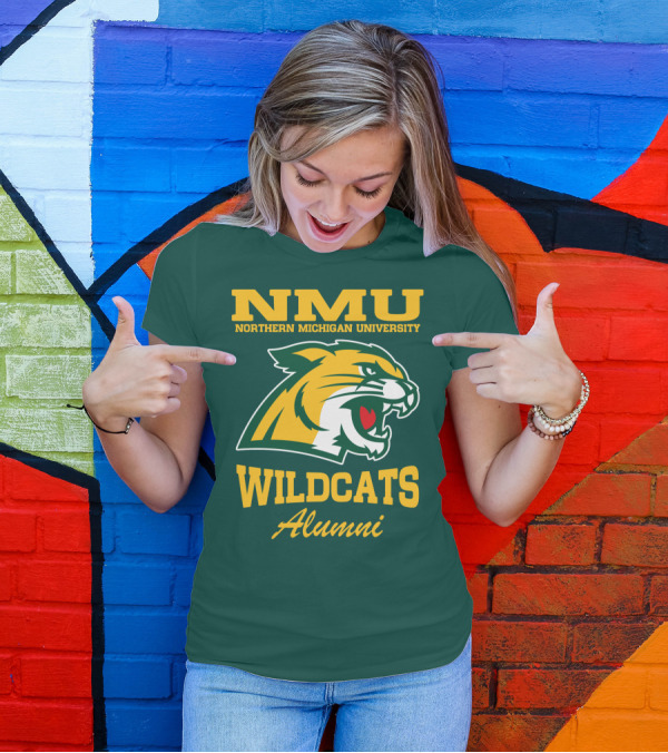 NMU Northern Michigan University Wildcats Alumni T-Shirt